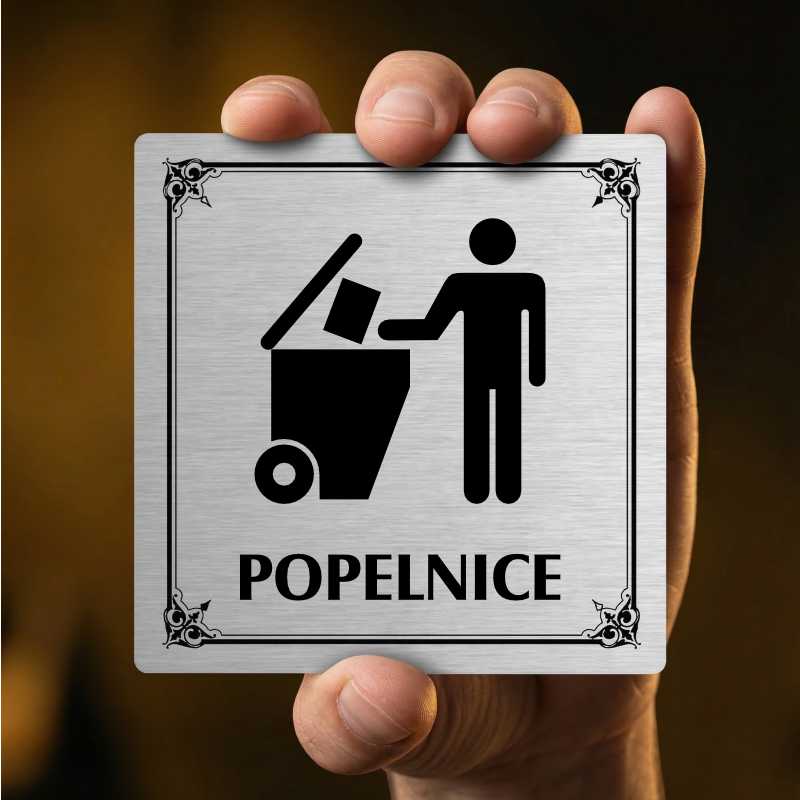 Popelnice, 100x100mm, pergamen, Texas